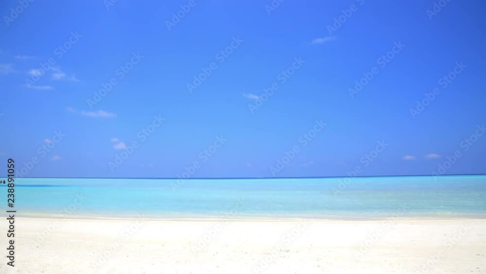 Timelapse in the Maldives in the beach Timelapse in the Maldives in the beach