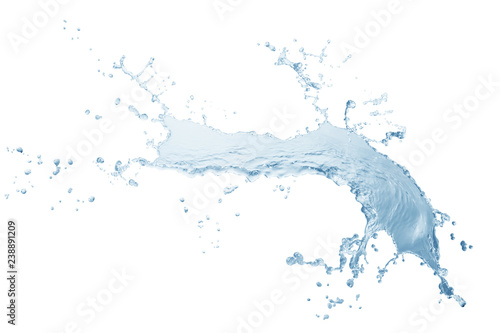 Water,water splash isolated on white background 