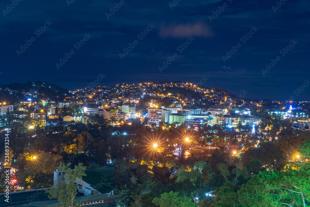 Baguio Cityscape in the philippines