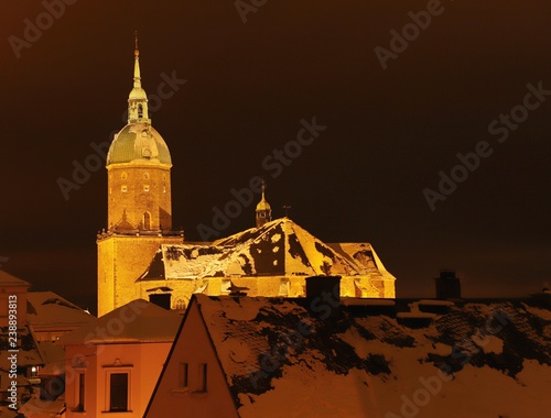 Annenkirche bei Nacht photo