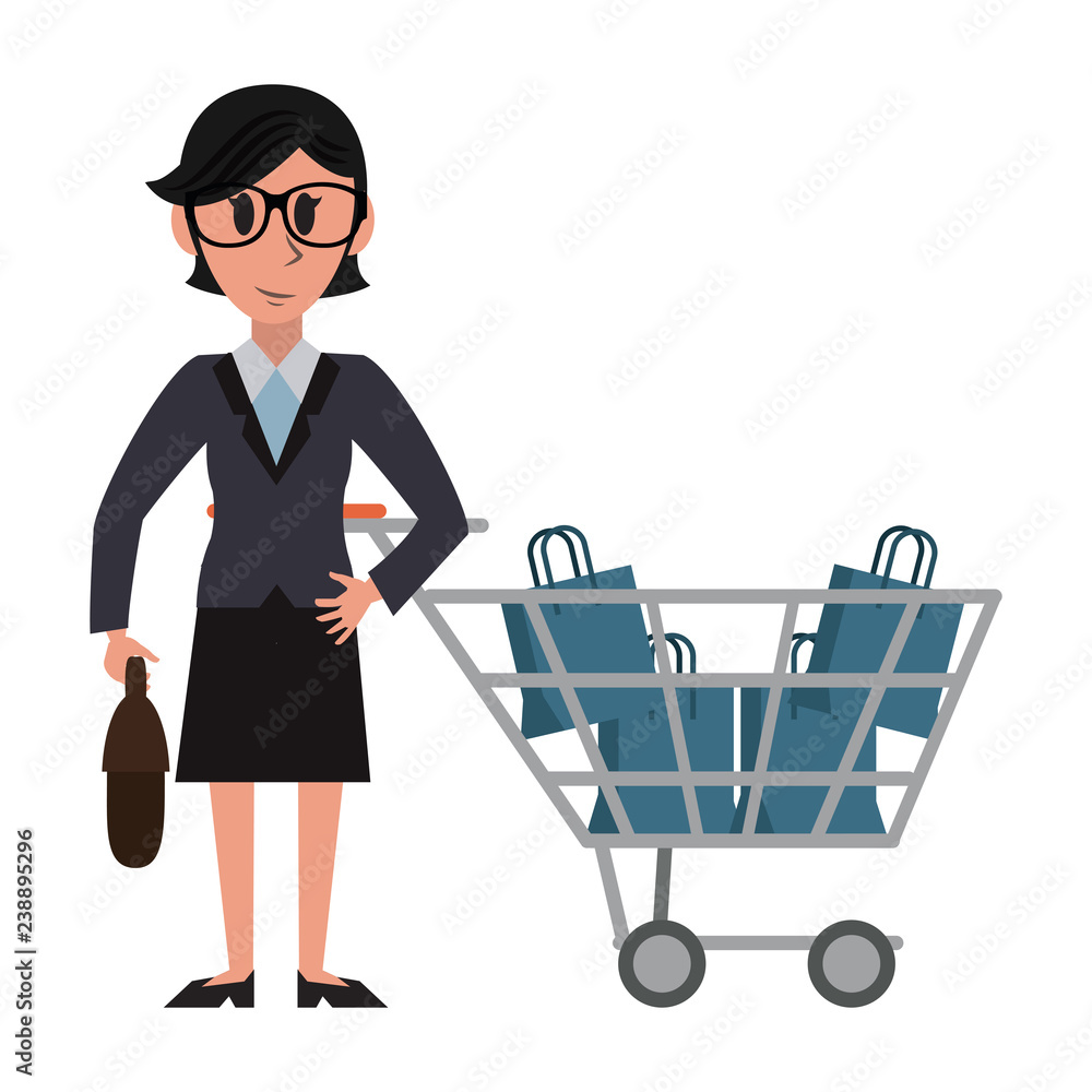 Executive businesswoman cartoon Executive businesswoman cartoon