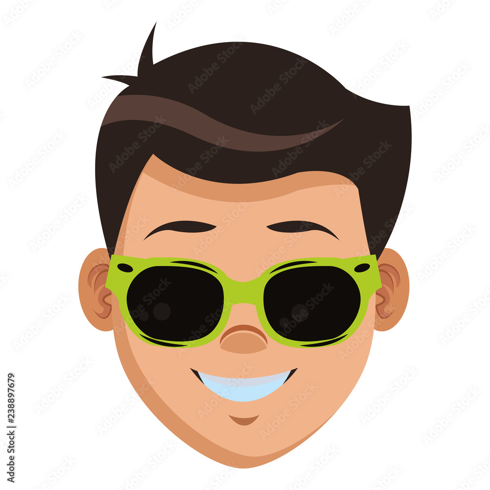 Fototapeta premium Man with sunglasses