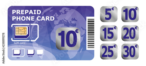 Carte téléphonique Prépayée EN1