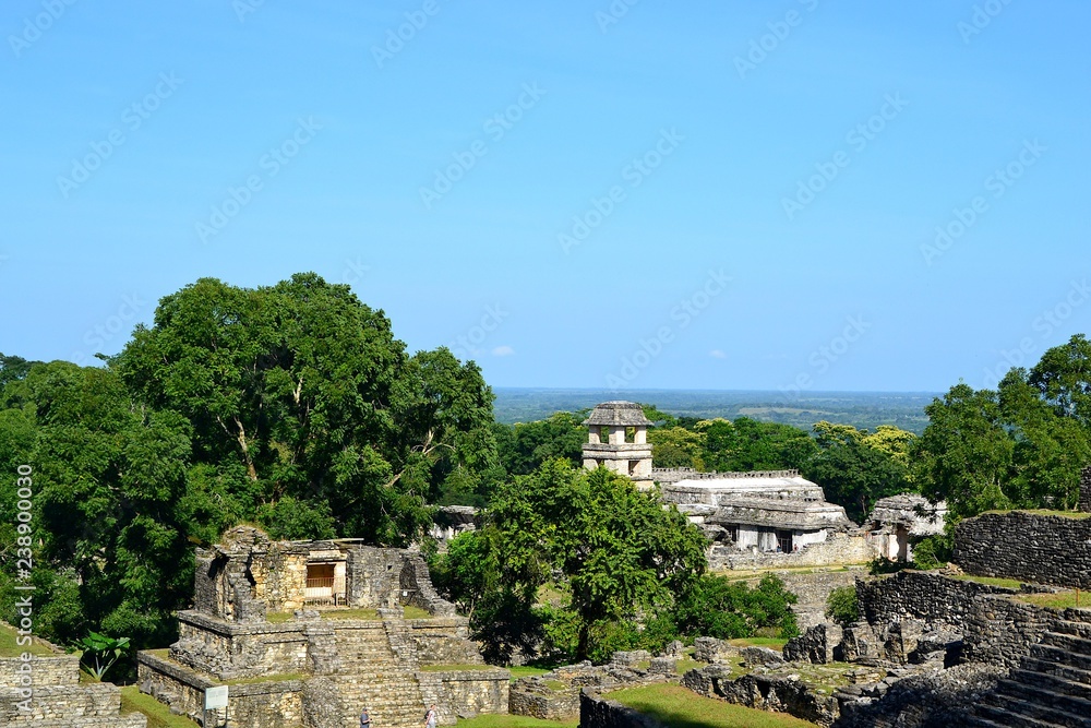 Mayaruinen Palenque Mexiko