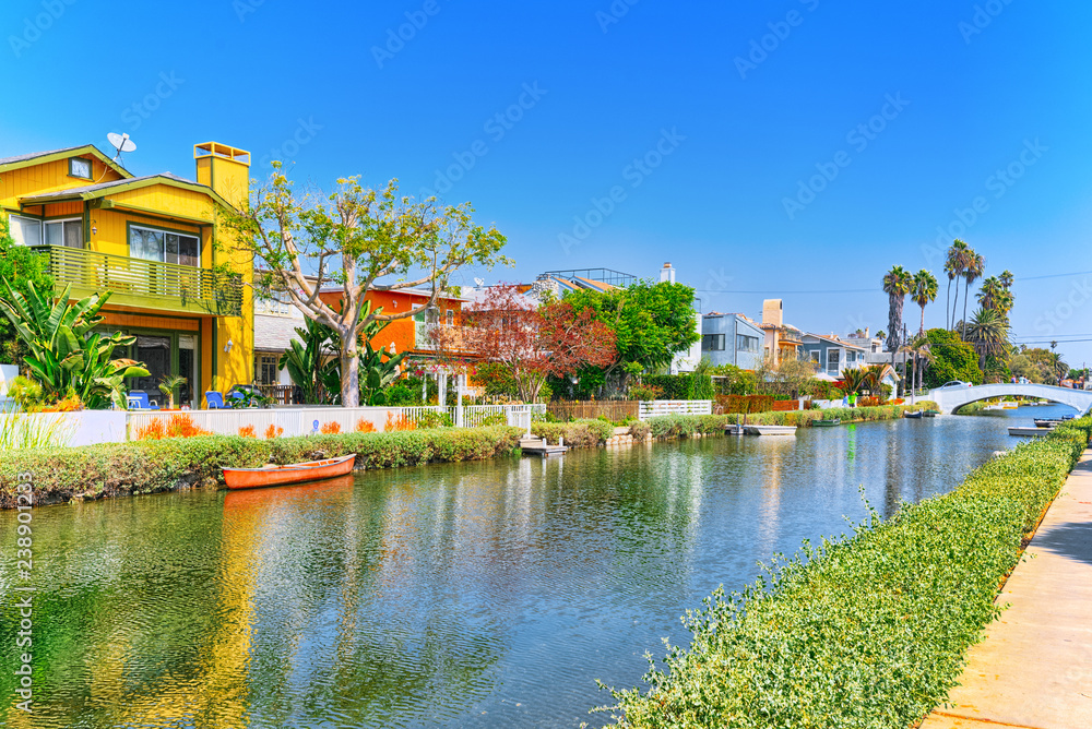 Fototapeta premium One of the most beautiful district of Los Angeles - is Venice. California