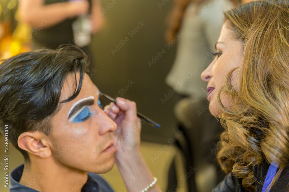 Hispanic (latin) male professional makeup Hispanic (latin) male professional makeup