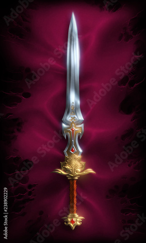 Gorgeous fantasy sword