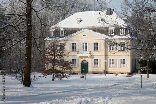 Bad Nenndorf Kurpark Landgrafenhaus Winter