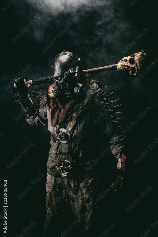 Fototapeta premium Post apocalyptic warrior