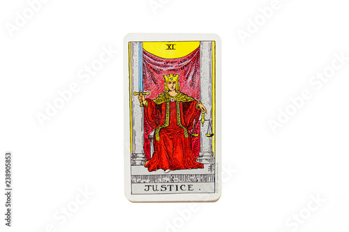 タロットカード　正義
