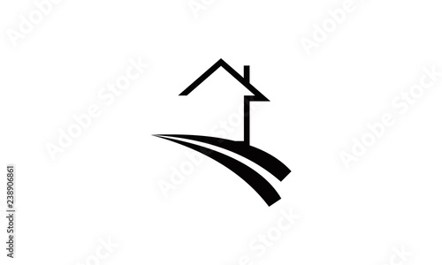 simple residence house logo