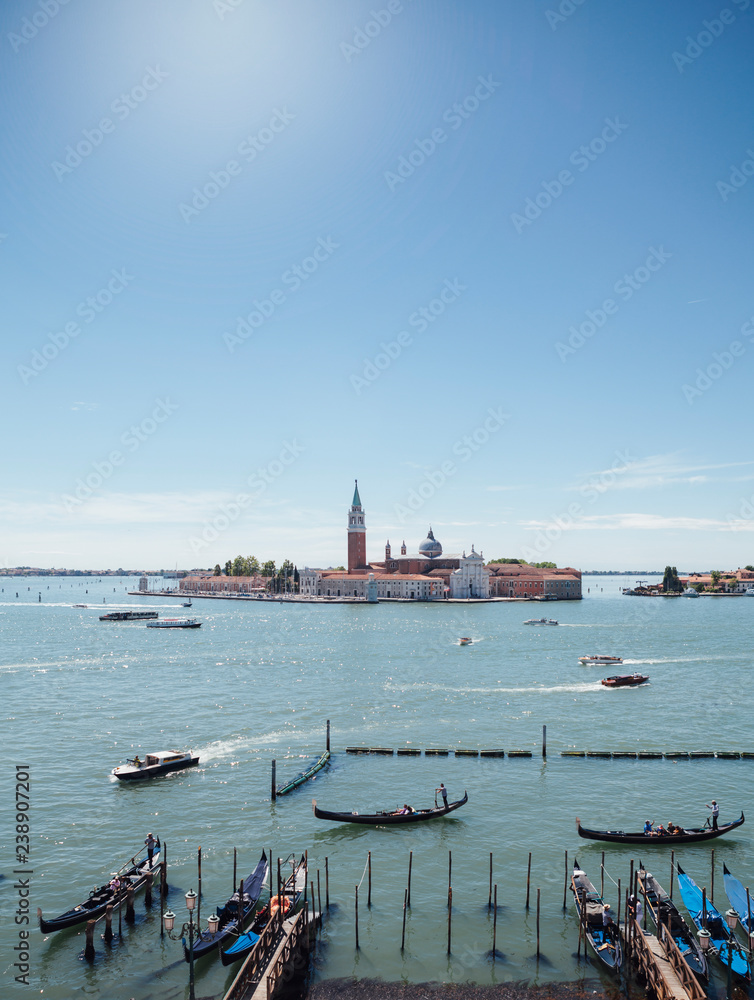 Venice lagoon in Italy