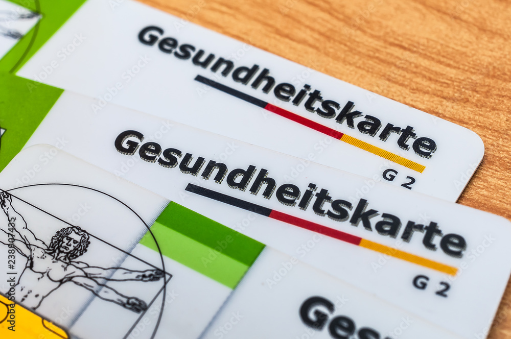 Gesundheitskarte G2 der Krankenkassen in Deutschland Gesundheitskarte G2 der Krankenkassen in Deutschland