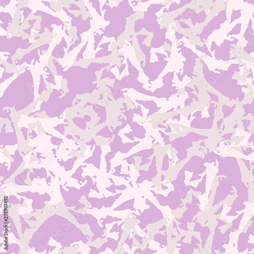 UFO camouflage of various shades of pink color