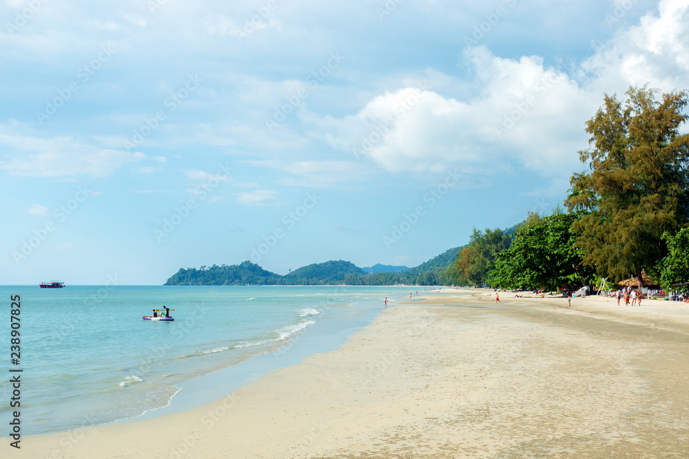 Fototapeta premium tropical island paradise beach, travel concept