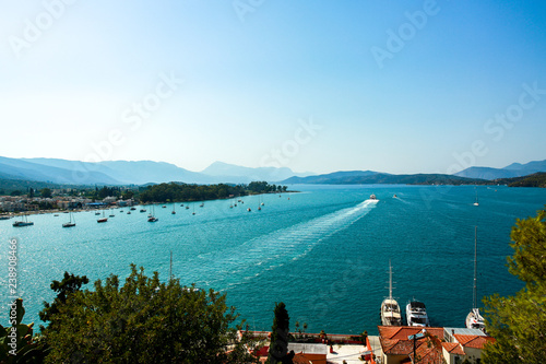Fototapeta Naklejka Na Ścianę i Meble -  Coast of Paros island in Greece view from above