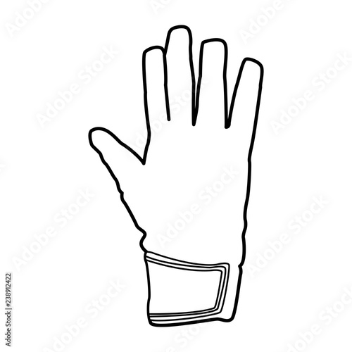 goalkeeper glove icon