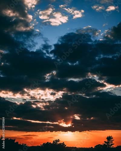 sky with clouds