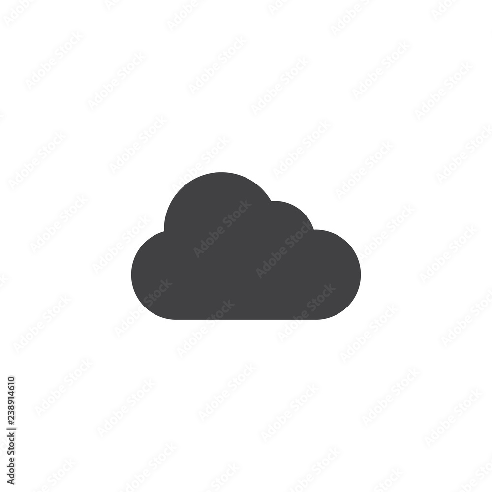 Cloud vector icon. filled flat sign for mobile concept and web design. Weather cloud simple solid icon. Symbol, logo illustration. Pixel perfect vector graphics Cloud vector icon. filled flat sign for mobile concept and web design. Weather cloud simple solid icon. Symbol, logo illustration. Pixel perfect vector graphics