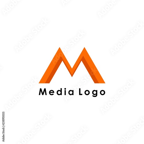 letter m logo template