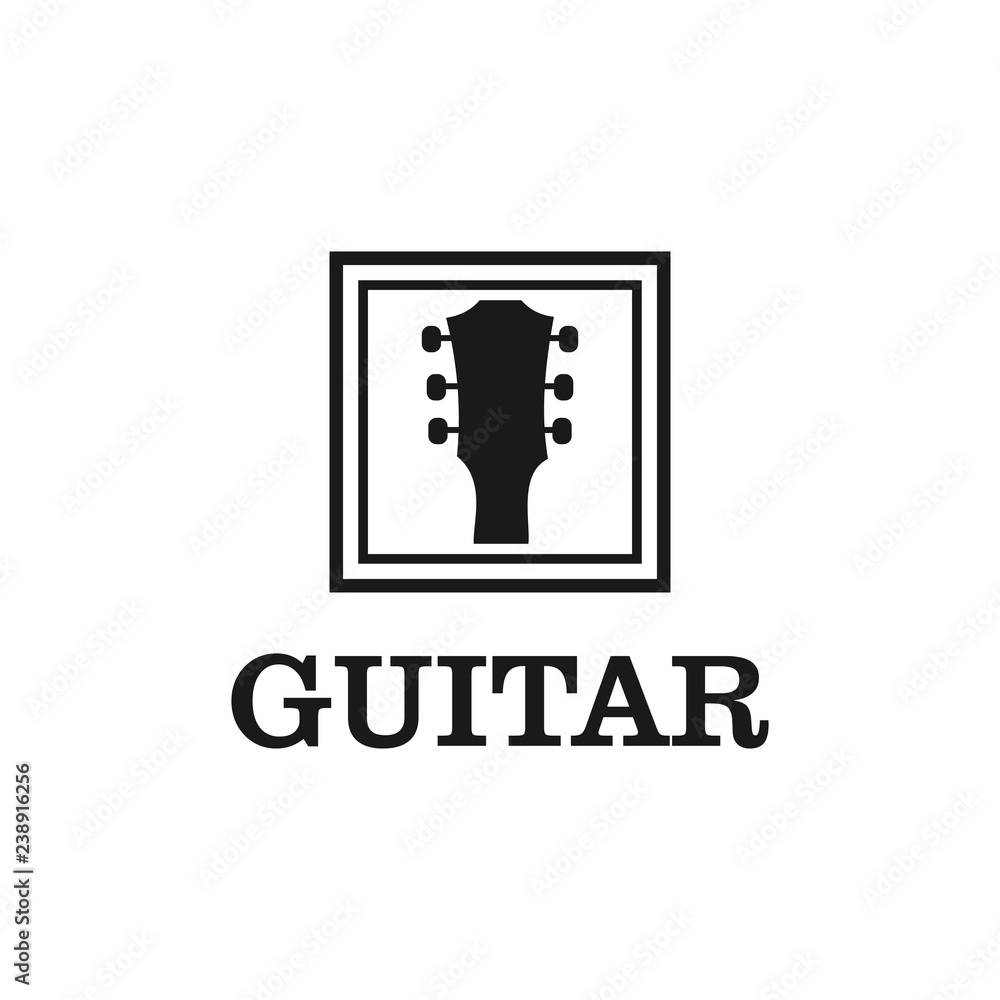guitar logo design