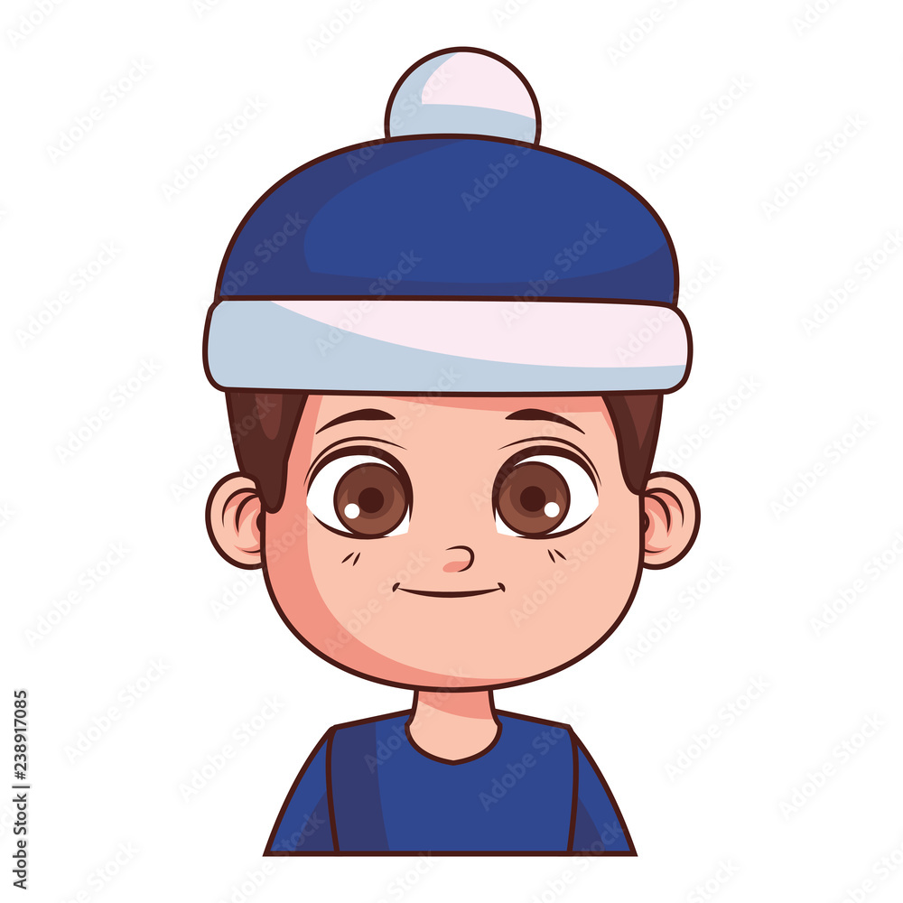 cute winter boy cartoon cute winter boy cartoon