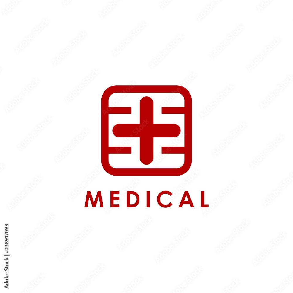 Fototapeta premium medical logo template