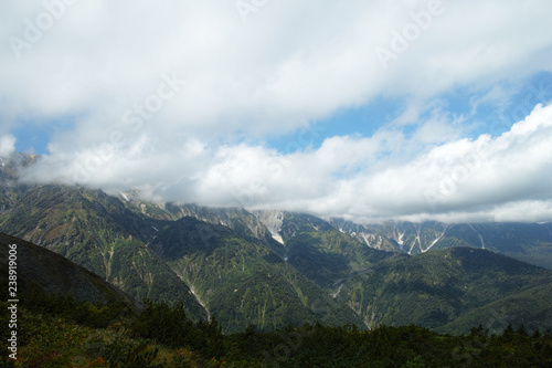 秋の白馬村