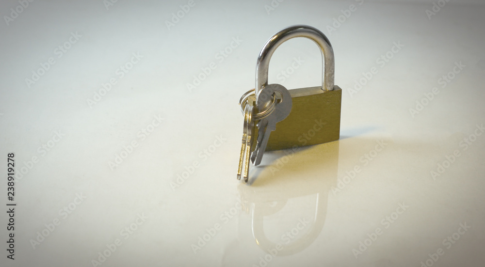 lock and key.isolated on a dark background lock and key.isolated on a dark background