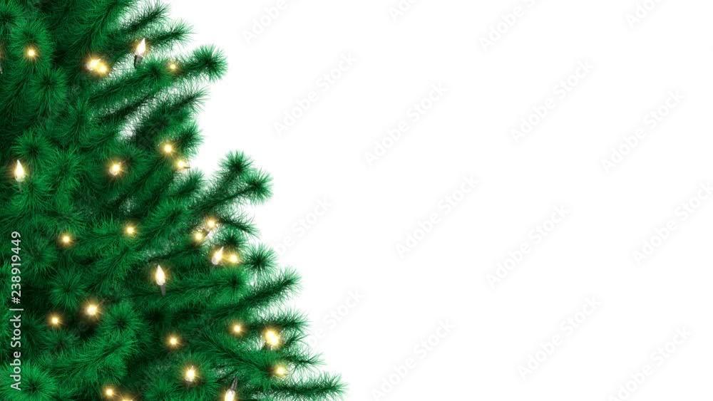 Christmas tree isolated on white background, luma matte Christmas tree isolated on white background, luma matte