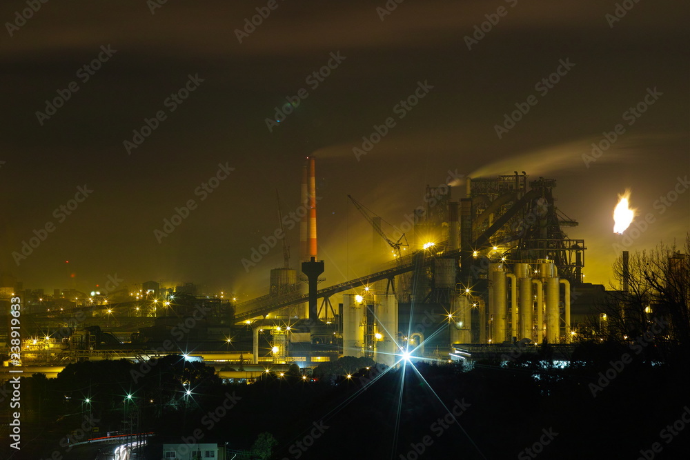 福山工場夜景