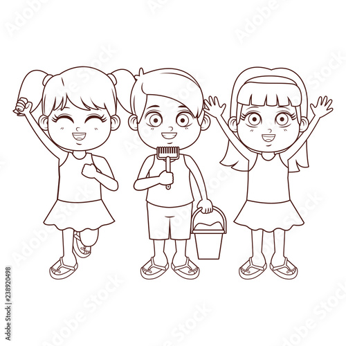 cute children cartoon