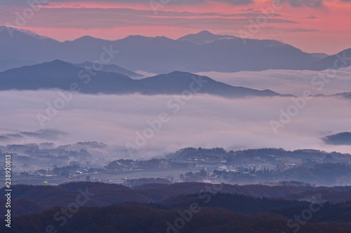 蒜山高原の雲海