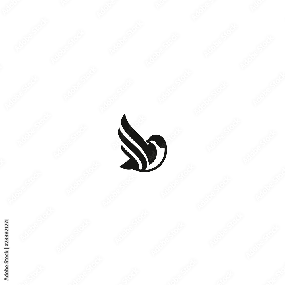 Obraz premium bird idea logo