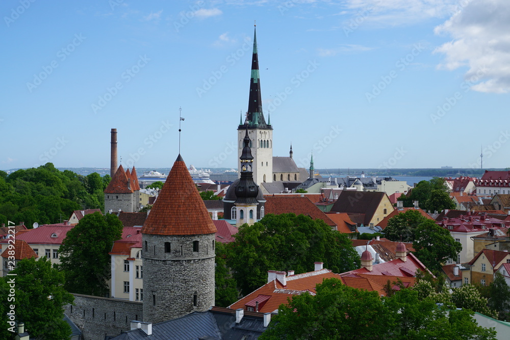 Fototapeta premium stadt tallinn,altstadt,weltkulturerbe,baltikum,