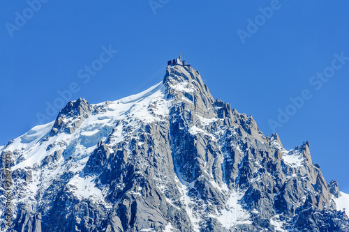 View of Aiguille du Midi, part of the Mont Blanc massif © FotoCorn