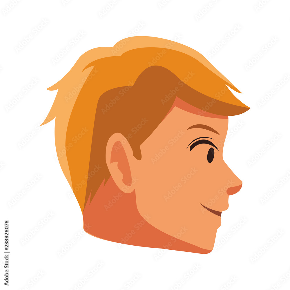 Man face sideview Man face sideview