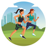 fitness women running