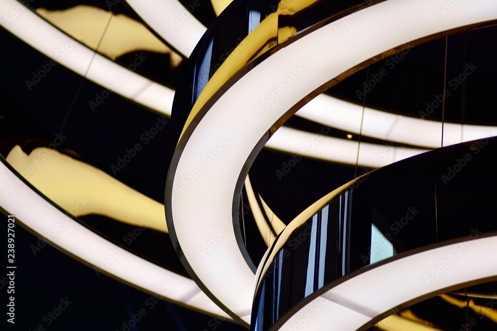 Obraz premium fragment of a modern lamp