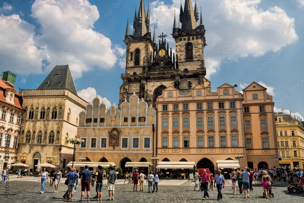 Fototapeta premium Praga, Rynek Starego Miasta