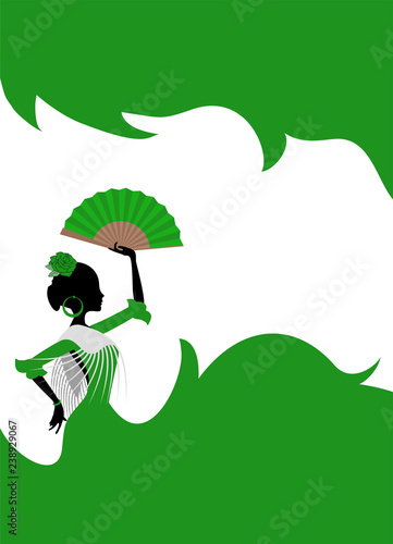 Gypsy spanish dancer