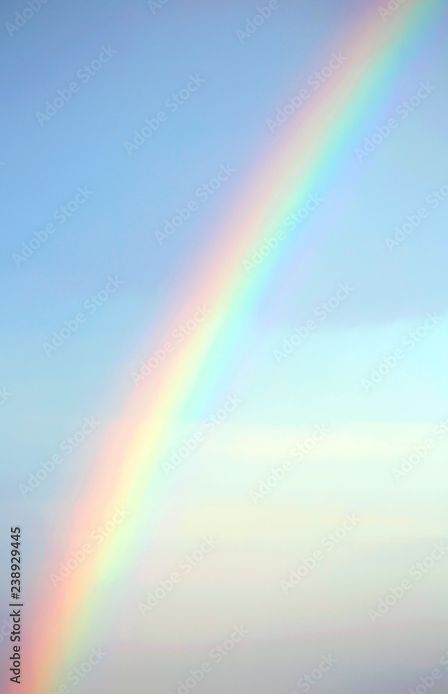 real rainbow after the storm and the blue sky real rainbow after the storm and the blue sky