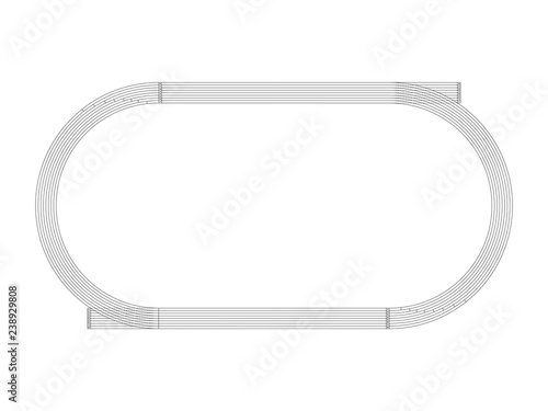 Running track lines vector