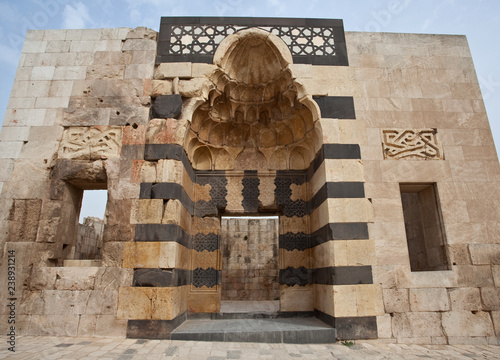 Fortress of Aleppo, decorative detail. Syria