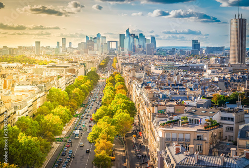 Photography skyline of Paris, France