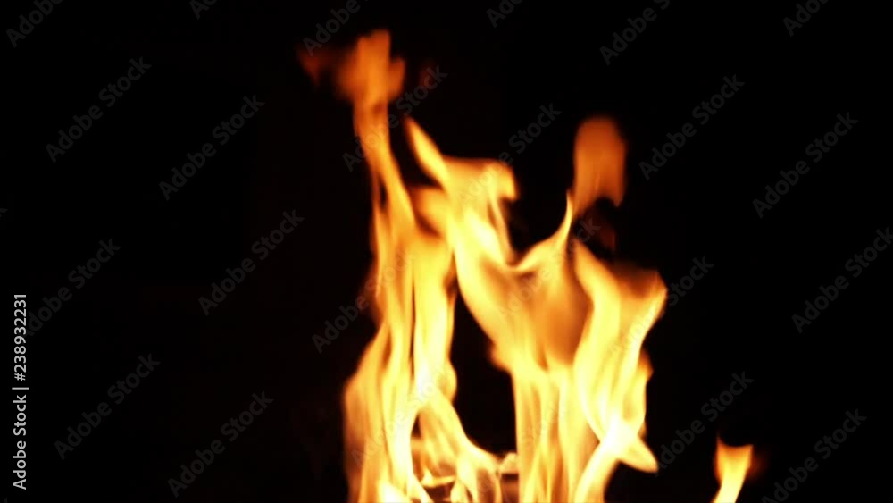 The fire is burning in the grill The fire is burning in the grill
