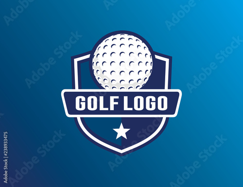 Golf logo template