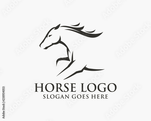 Horse logo template