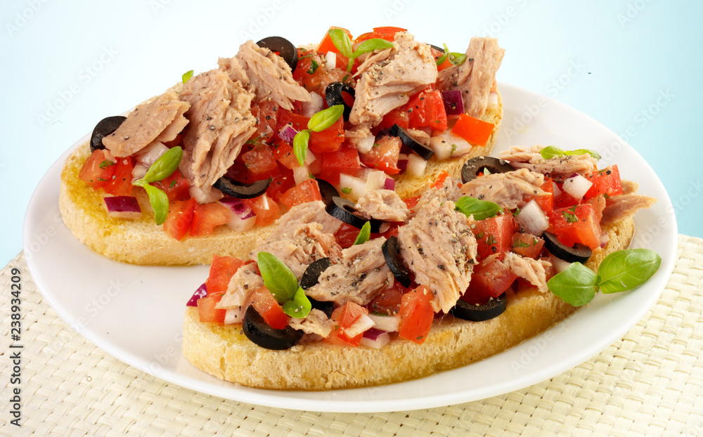 TUNA SALAD BRUSCETTA TUNA SALAD BRUSCETTA