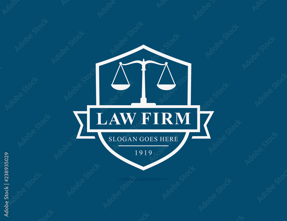 Law firm logo template